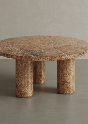 Casoli Marble Coffee Table, Mocha