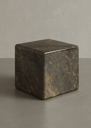 Cerazo Marble Coffee Table, Forest Green