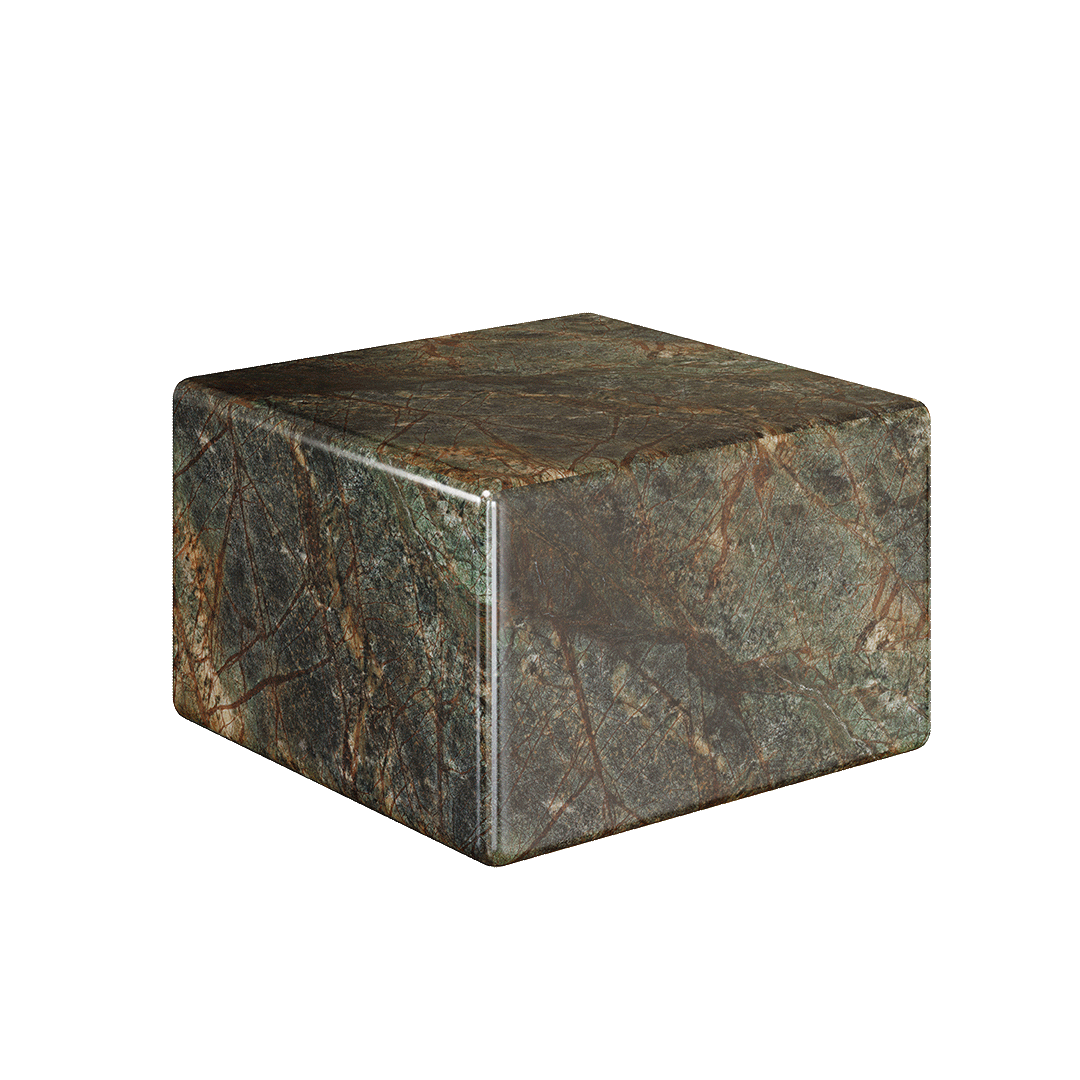 Cerazo Marble Coffee Table, Forest Green - Image 6
