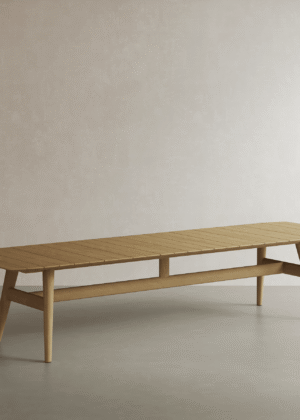 N1 Dining Table Light Teak